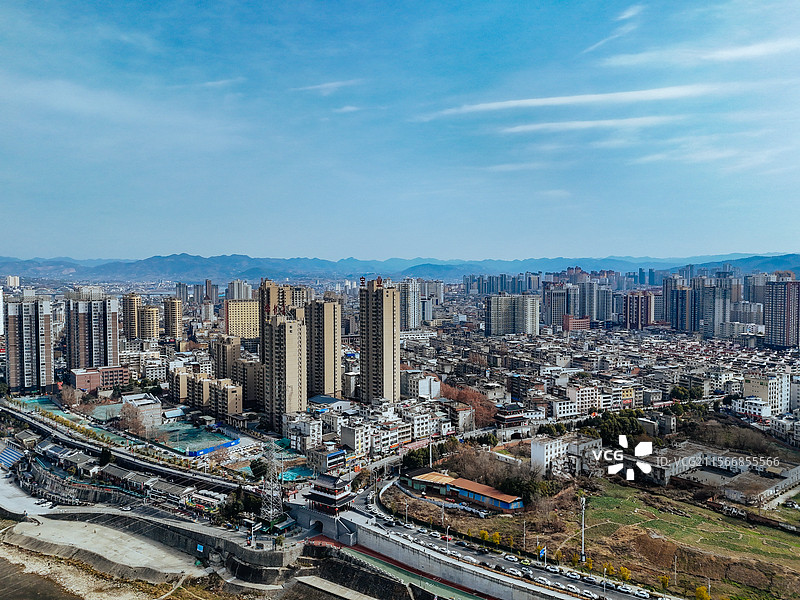 资阳市 雁江区 俊兴路 兰家坡 沱江 东岳山图片素材