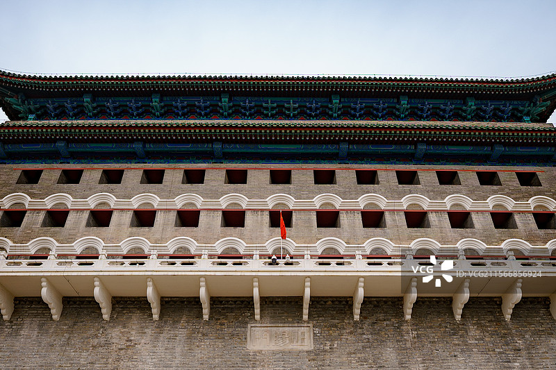 北京前门箭楼历史建筑图片素材
