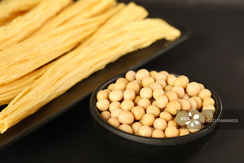 黄豆制品腐竹干货图片素材