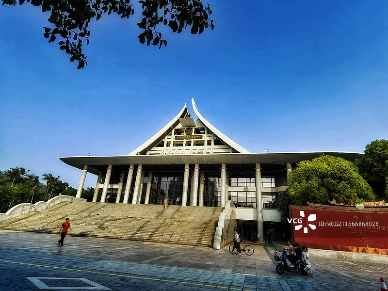 厦大艺术中心图片素材