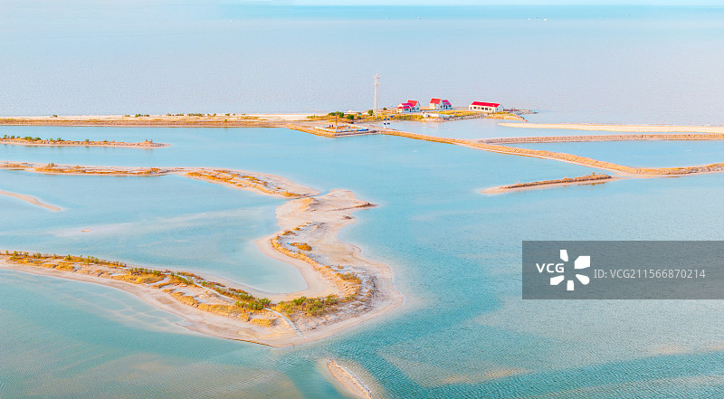 滨州无棣县贝壳堤岛湿地国家自然保护区图片素材