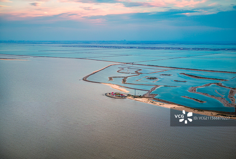 滨州无棣县贝壳堤岛湿地国家自然保护区图片素材