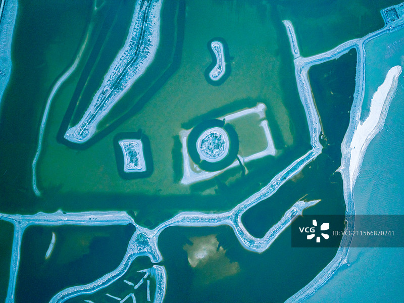 滨州无棣县贝壳堤岛湿地国家自然保护区图片素材