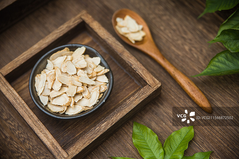 丹参西洋参党参人参中医药切片健康养生保健品茶图片素材