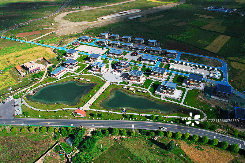 四川甘孜来马镇图片素材