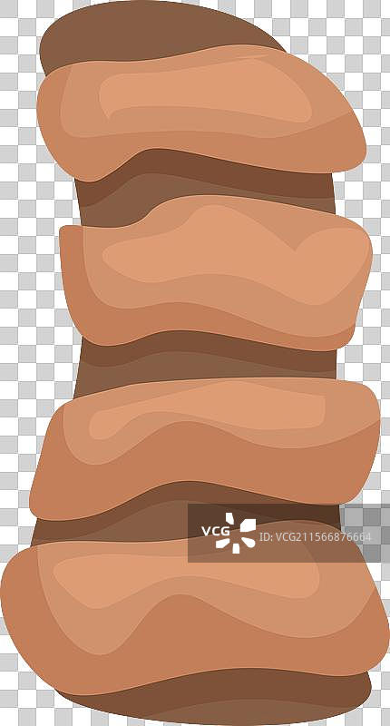 美味的巧克力奶油蛋糕堆成一座塔图片素材