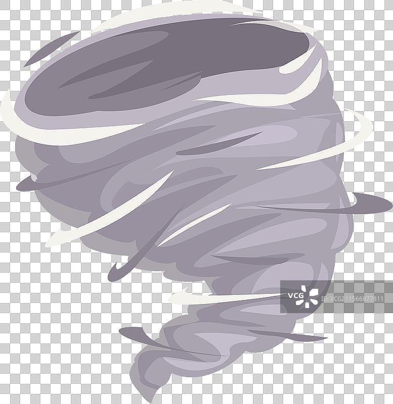 巨大的灰色龙卷风旋转的自然灾害图片素材