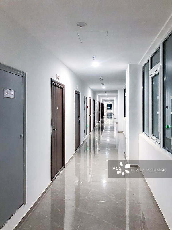 中国酒店拍摄主题，豪华星级酒店宾馆里的走廊，室内无人图像摄影图片素材