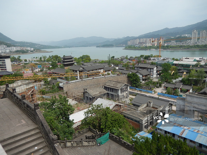 2025年5月重庆市开州区刘伯承同志纪念馆，位于开州区汉丰街道盛山公园内，于1990年12月奠基，图片素材