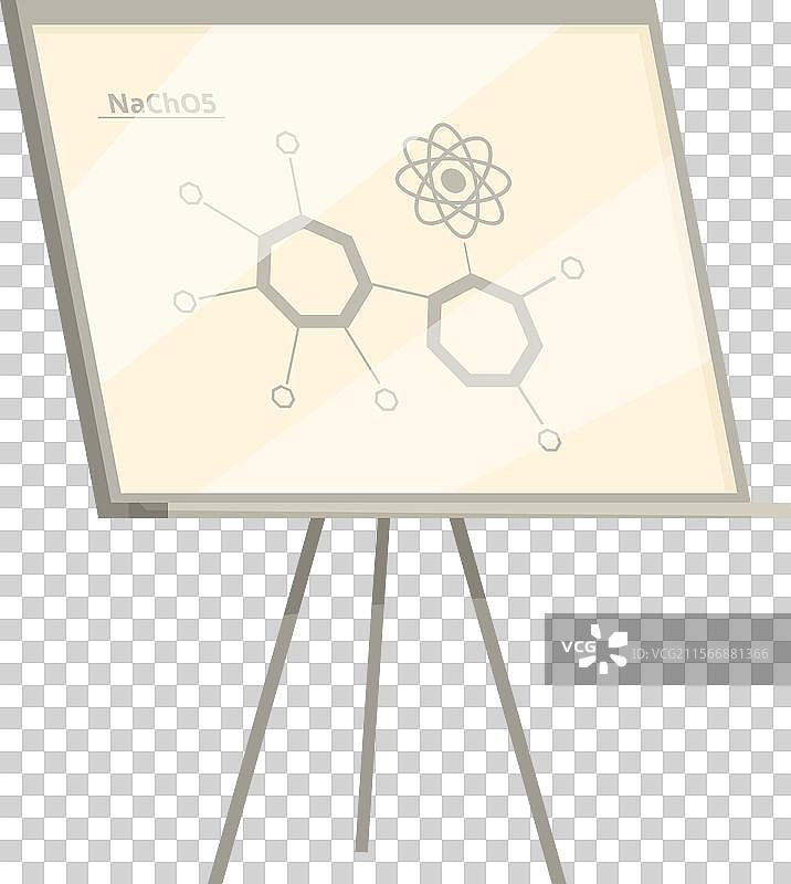 白板上的科学演示，展示了玉米片图片素材