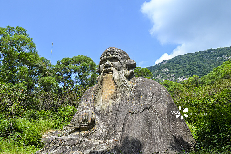 泉州清源山风景区老君岩石像图片素材