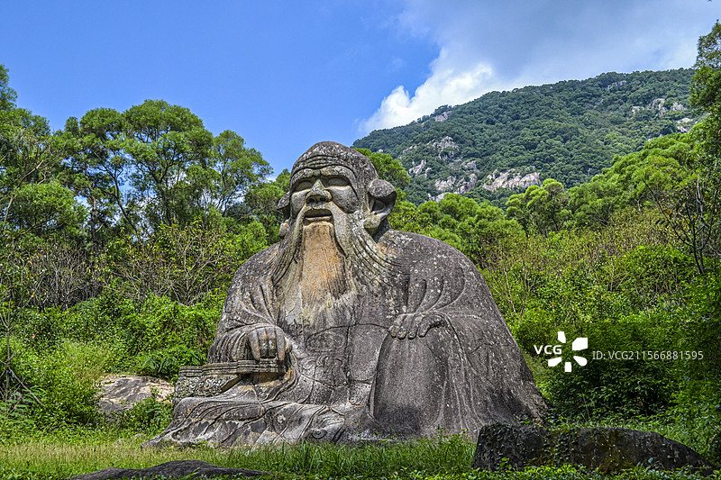 泉州清源山风景区老君岩石像图片素材