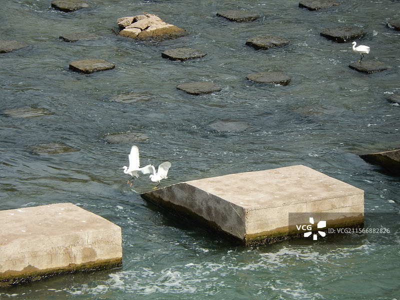 重庆开州区风雨廊桥国家水利部公布第十二批国家水利风景区名单，开县汉丰湖水利工程--水位调节坝在列图片素材