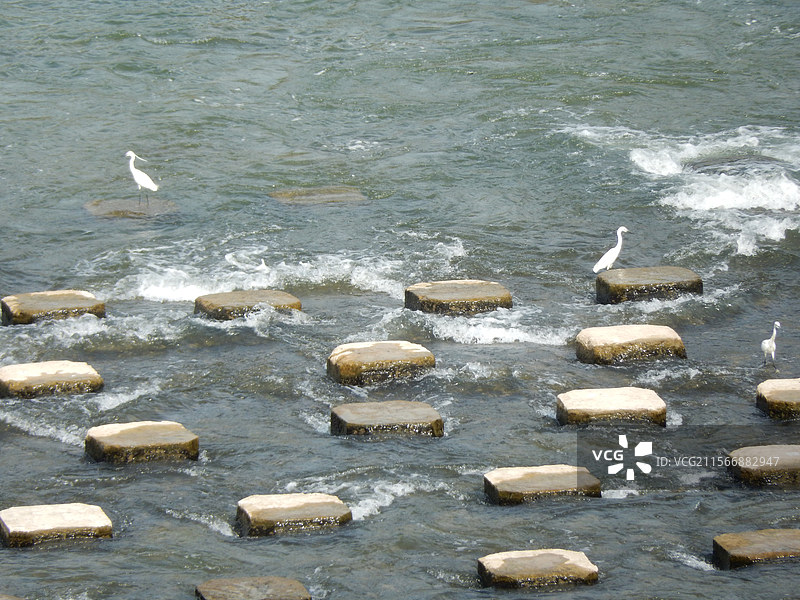 重庆开州区风雨廊桥国家水利部公布第十二批国家水利风景区名单，开县汉丰湖水利工程--水位调节坝在列图片素材