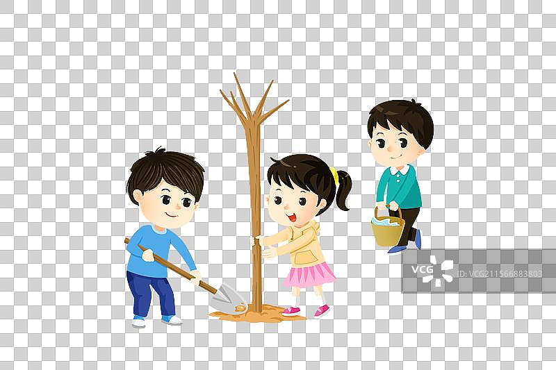 植树素材图片素材