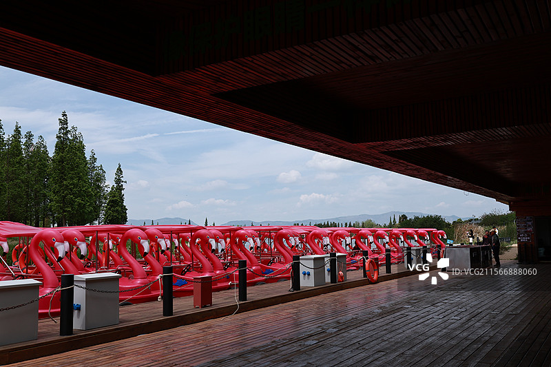 环滇流域生态绿道之河尾村、斗南湿地图片素材