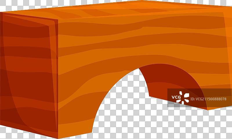 小木桥跨越障碍物形成通道图片素材