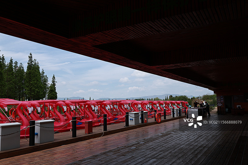 环滇流域生态绿道之河尾村、斗南湿地图片素材