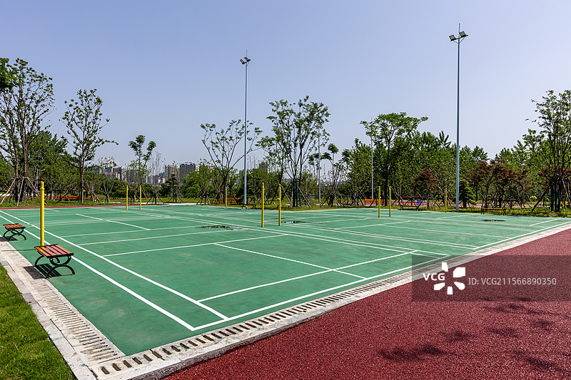 常德鼎城区江南体育公园体育公园场地与环境组图图片素材