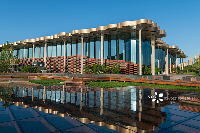 北京通州副中心 城市图书馆图片素材