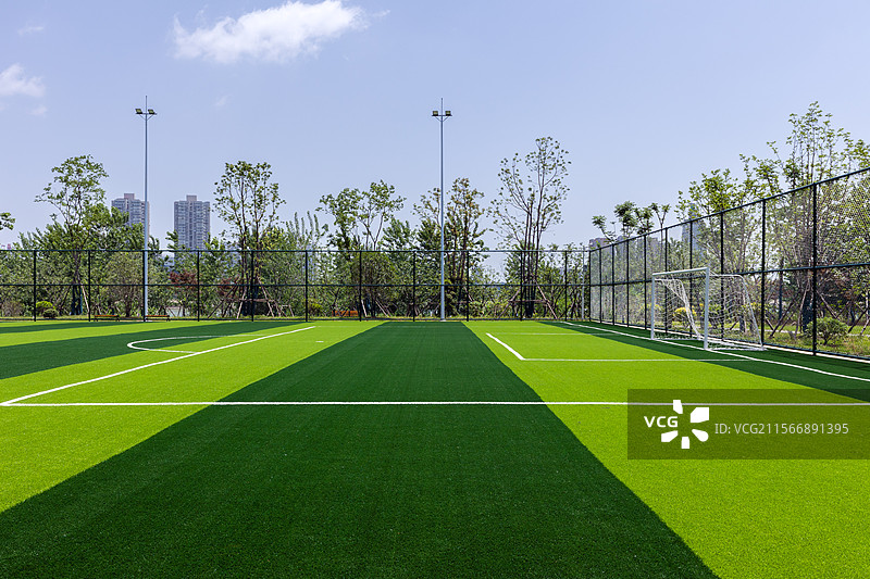 常德鼎城区江南体育公园足球场图片素材