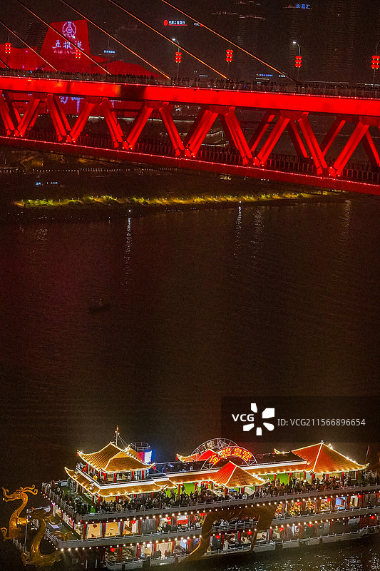 重庆-洪崖洞民俗风貌区图片素材