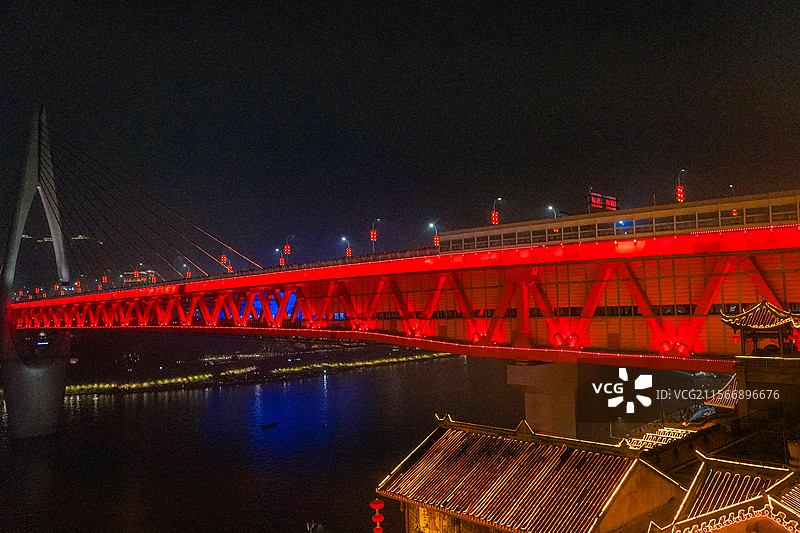 重庆-洪崖洞民俗风貌区图片素材