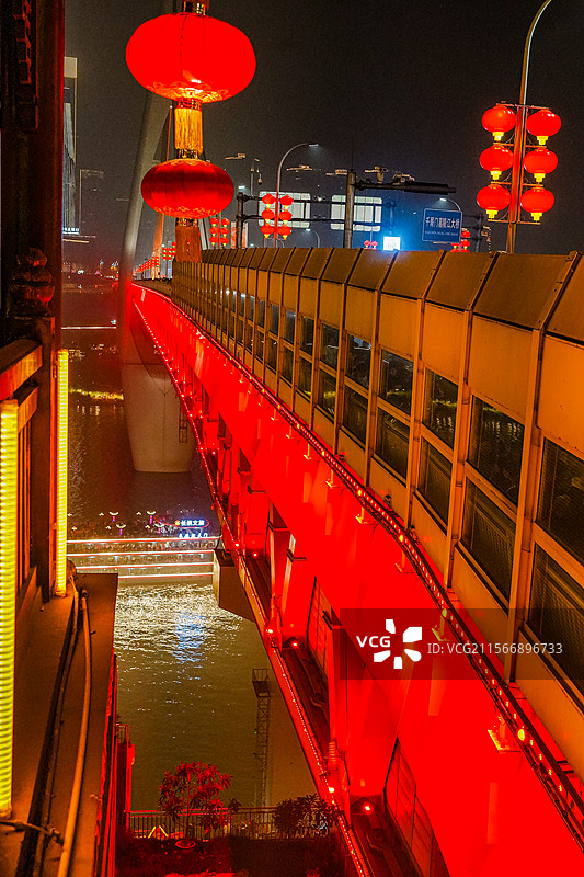 重庆-洪崖洞民俗风貌区图片素材