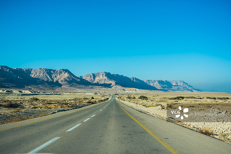 荒凉的死海图片素材