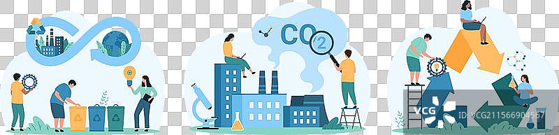 循环经济废物回收技术图片素材