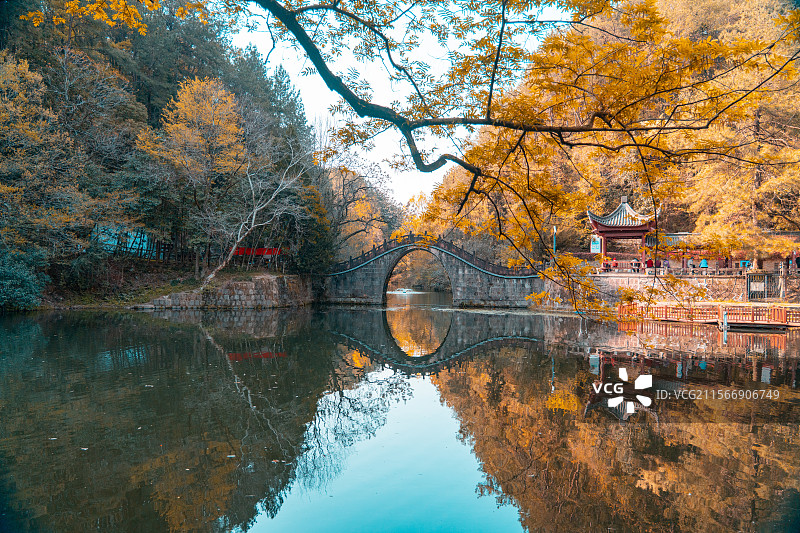 戴震公园+屯溪老街图片素材