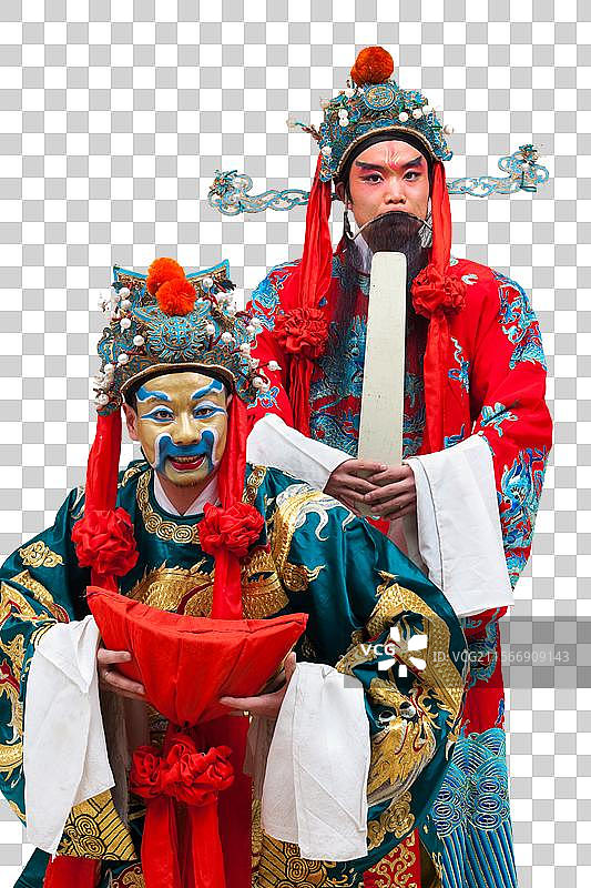 京剧文财神武财神图片素材