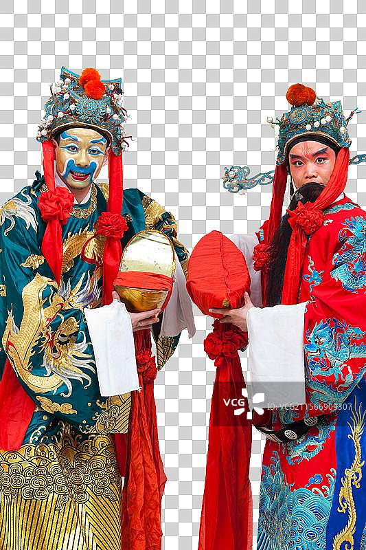 京剧文财神武财神图片素材