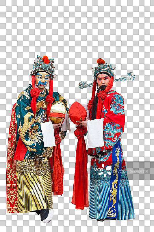 京剧文财神武财神图片素材