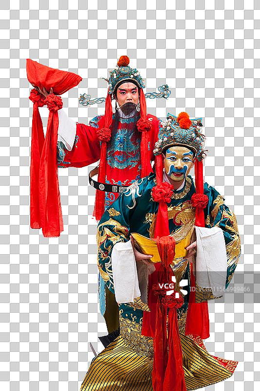 京剧文财神武财神图片素材