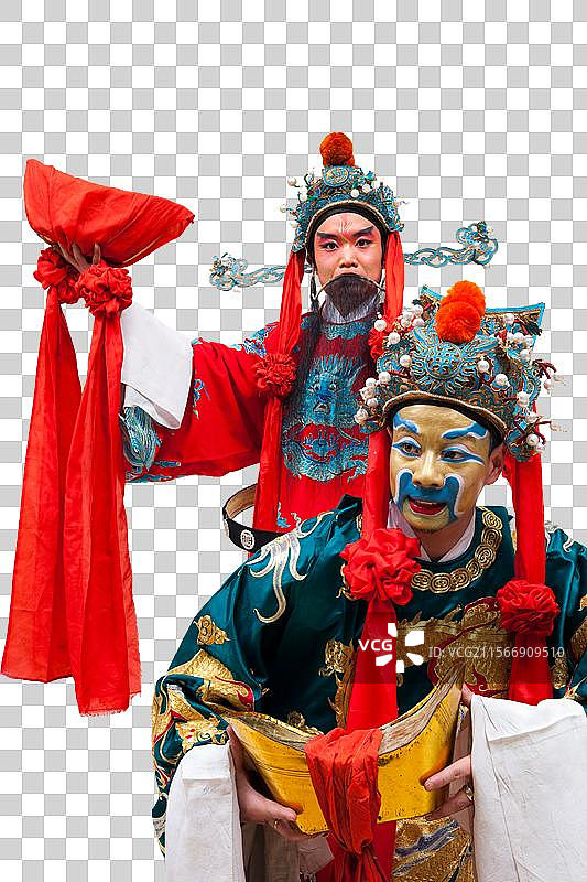 京剧文财神武财神图片素材