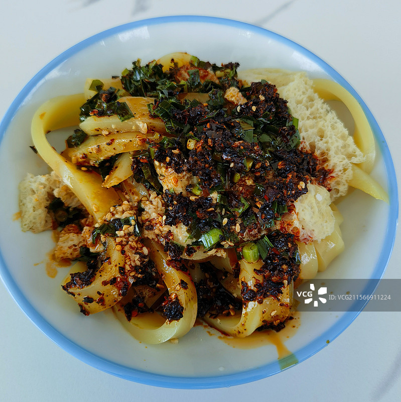 青海特色小吃酿皮子图片素材