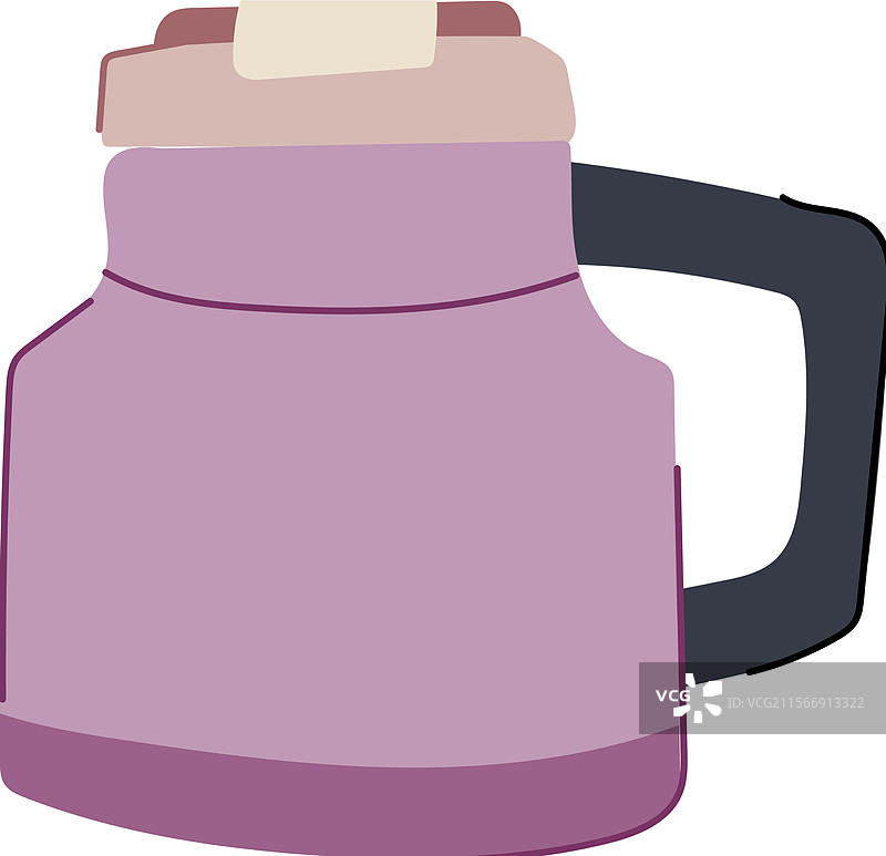 卡通热水瓶杯图片素材