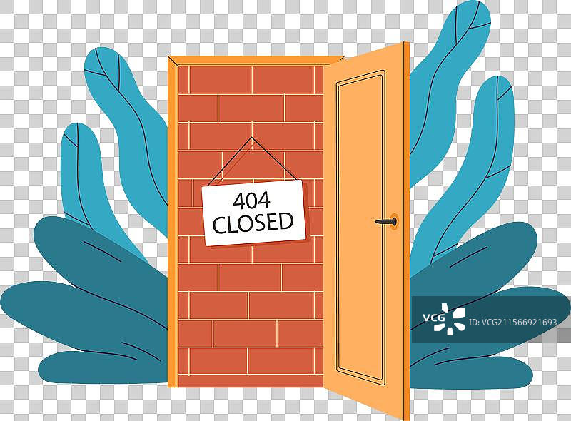 404错误 关闭的门 不正确的网站地址图片素材