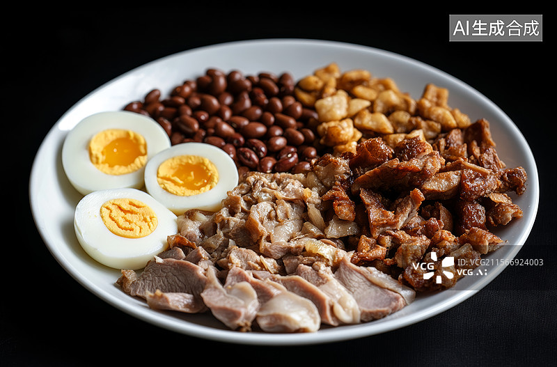 【AI数字艺术】早餐组合美味营养图片素材