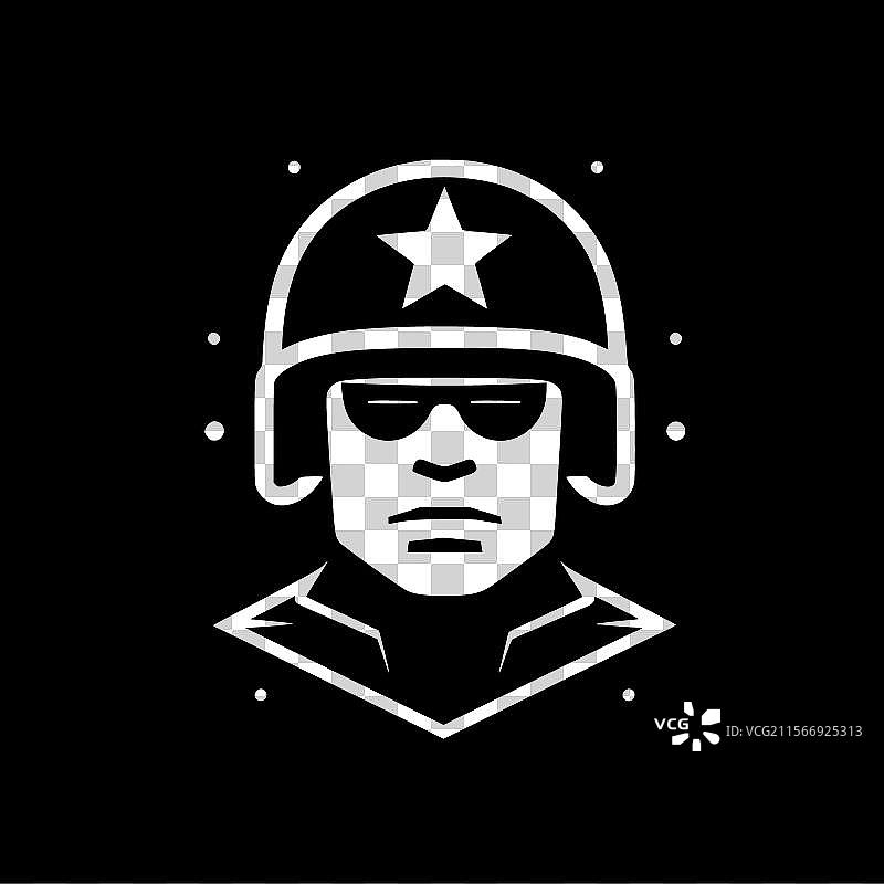 军队 - 黑白色图片素材