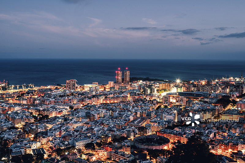 特内里费黄昏图片素材