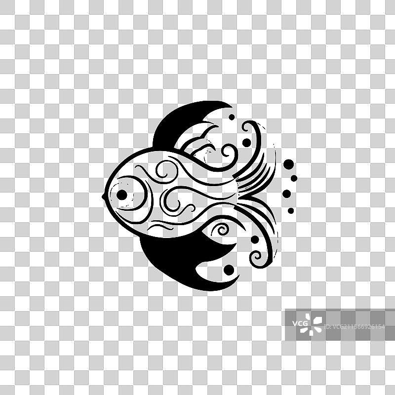 黑白小丑鱼图片素材