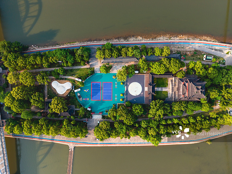 航拍浙江丽水市龙泉市图片素材