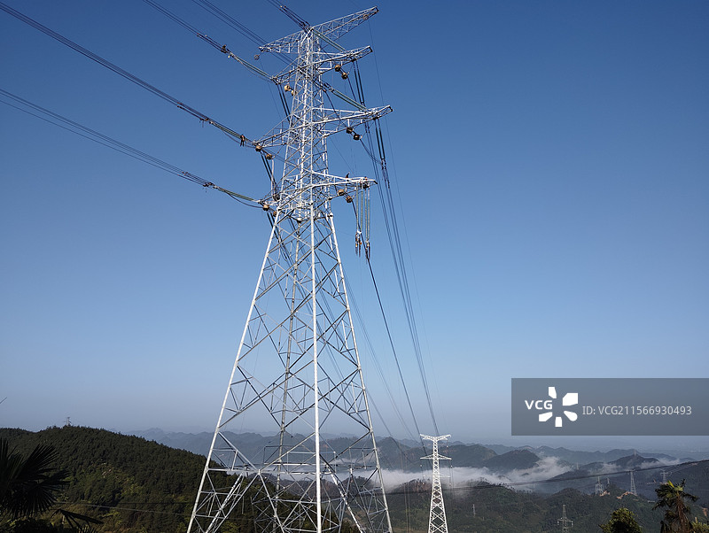 高压线塔图片素材