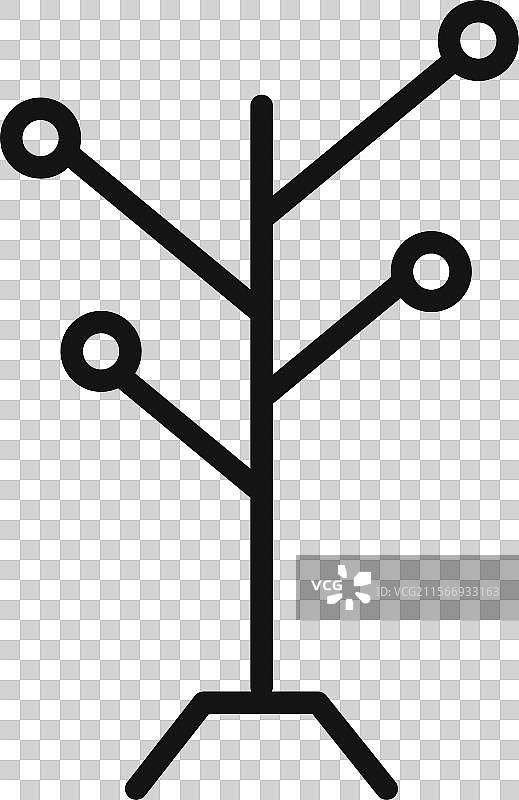 衣帽架图标集合集用于网页图片素材