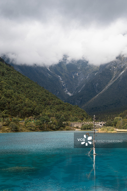 丽江蓝月谷图片素材