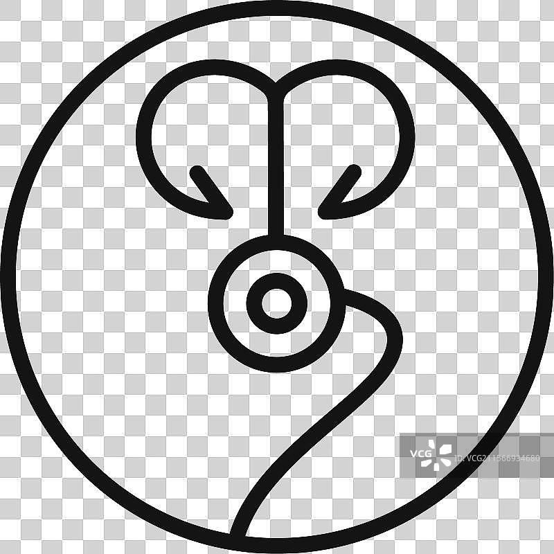 网络用绳钩图标集合集图片素材