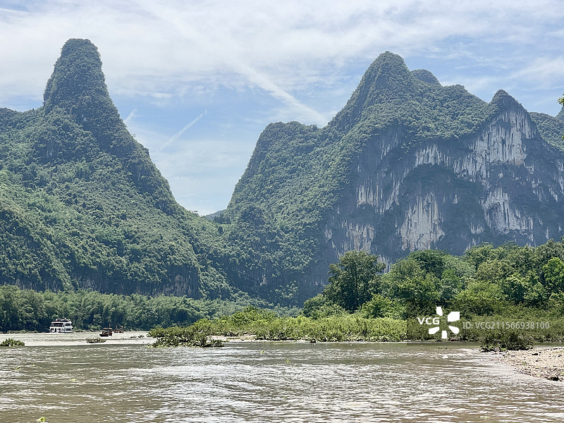 桂林漓江九马画山图片素材