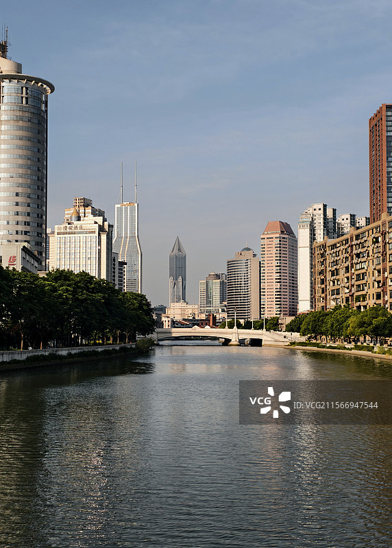 上海河南路桥风光图片素材